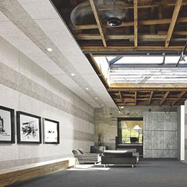 Prozirna i mirisna dnevna soba pozadina i zidna obloga sa izmenjenim materijalom od glina